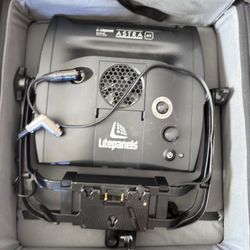 Litepanels Astra 6x Bi Color Witth Gold Mount Battery Bracket And Case 