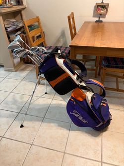 POWER BILT GRAND SLAM OVERSIZE MEN’S GOLF SET 12 CLUBS+TITLEIST STAND BAG