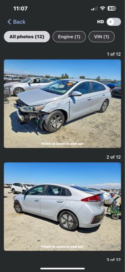 Hyundai ioniq parts