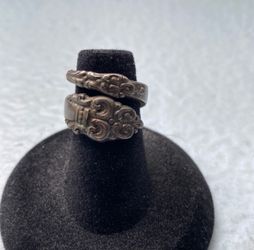 Artisan Crafted Ring Created from Vintage Silverware