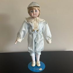 MYD Marian Yu Designs Porcelain Boy Doll Benjamin Victorian 15in Vintage 1988