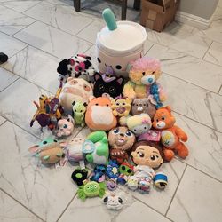 Large 27 Soft Plush Squishmallow Toys Bundle