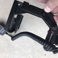 On camera flash bracket