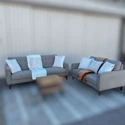 Gray Sofa Set (high End) FREE DELIVERY