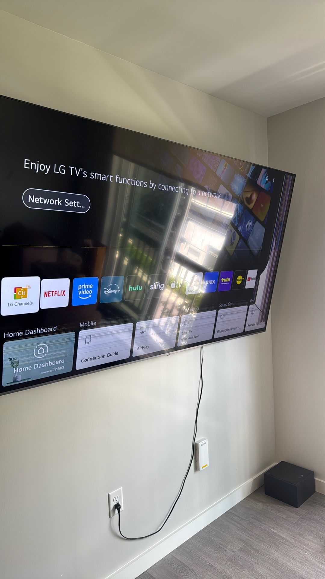 LG 86 Inch Brand New Broken LED Screen Selling As Is