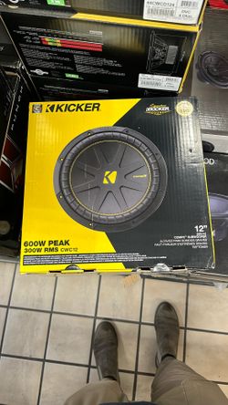 Kicker 12 Inch Subwoofer 600 Watts Max 300 RMS C Series Subwoofer