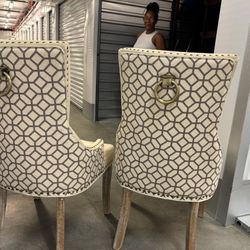 Decorative Dining Chairs $50/ea