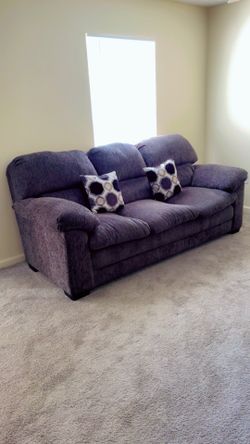 Fluffy love seat sofa $350
