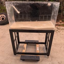 50 Gallon Acrylic Aquarium With Metal Stand 