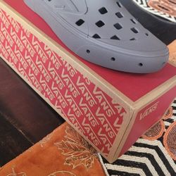 Vans Trek Slip-On Pewter Gray Breathable Rinseable Durable Size 13 Men's NWB