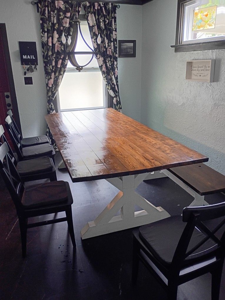 large dining room table set