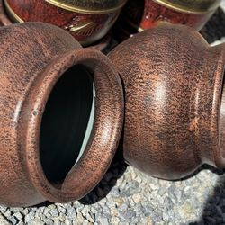 2x35 Mexican Clay Planters Or $20 Each 