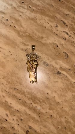 San Judas 14k Gold Pendant