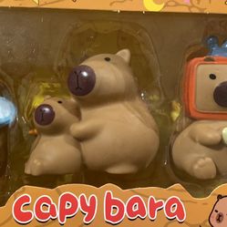 Capybara 3” Tall Set Of 3  