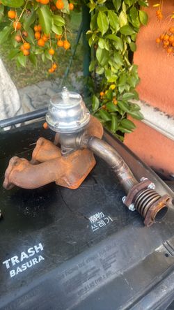 D Series Turbo Header with Tial BOV