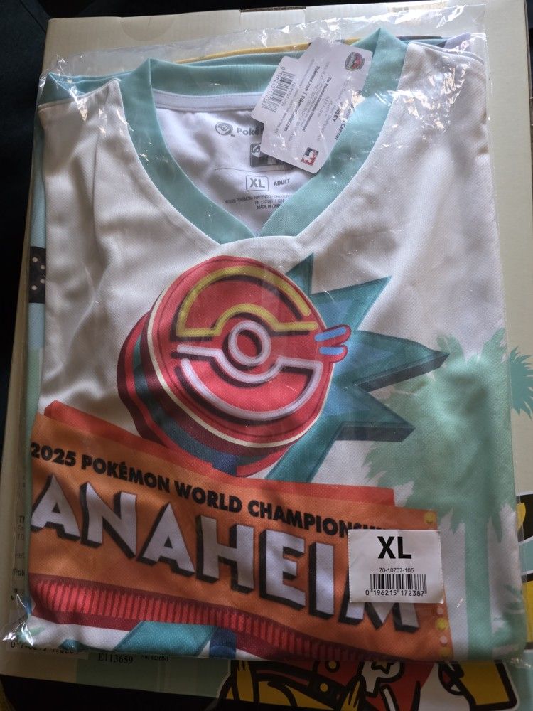 Pokemon Worlds 2025 Jersey Size XL
