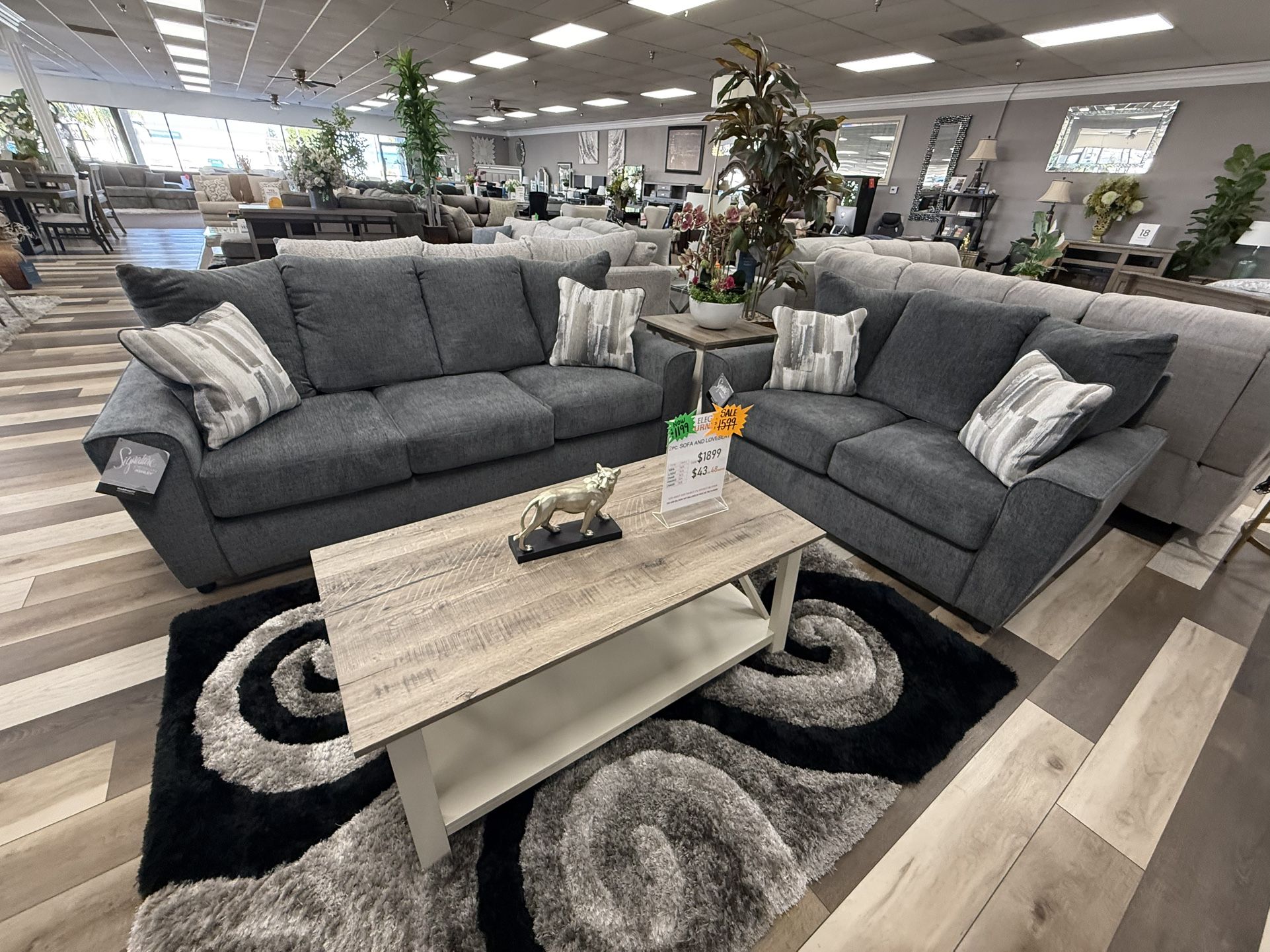 2 Pc Sofa And Loveseat