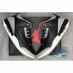 Jordan 3 Black Cement 13 Men