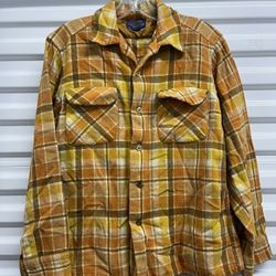 60s/70s Vintage Pendleton MEN'S PLAID BOARD SHIRT