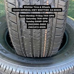 SET OF FOUR TIRES 255/70/17 BRIDGESTON 