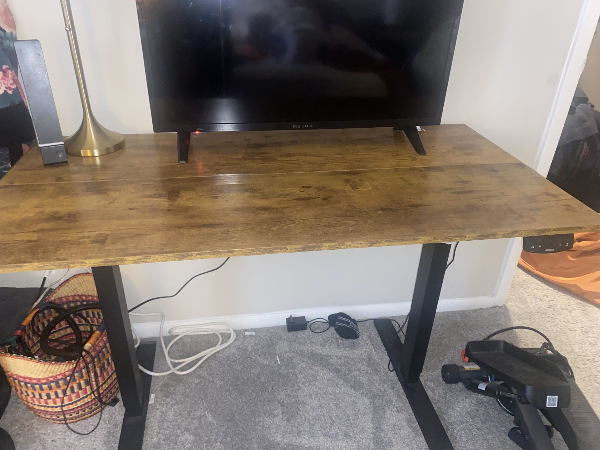 New Electrical desk and TV "out of the box" $115 "both"