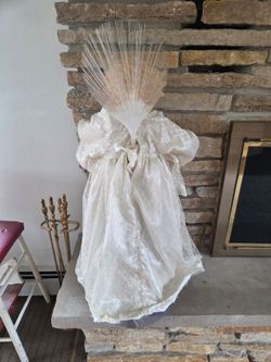 Vintage Christmas Fiber Optic Angel Figurine