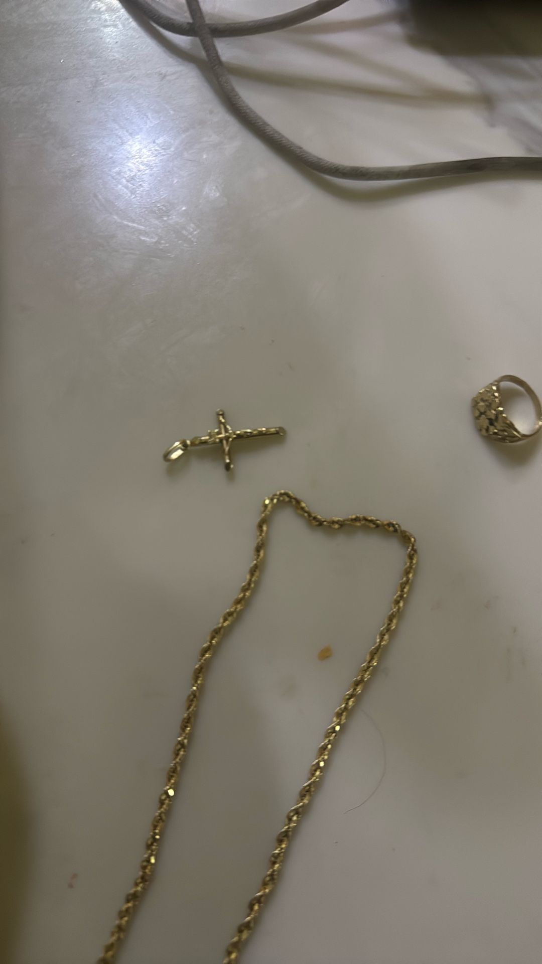 10k Gold Cross Pendant