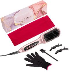 LANDOT Inoic Hair Straightener Brush NEW
