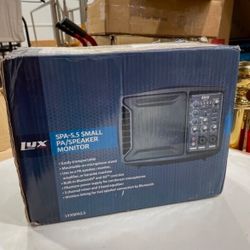 LYXPRO Small 5.5 in PA Speaker Monitor, Class-d Amplifier with Band EQ and Mixer