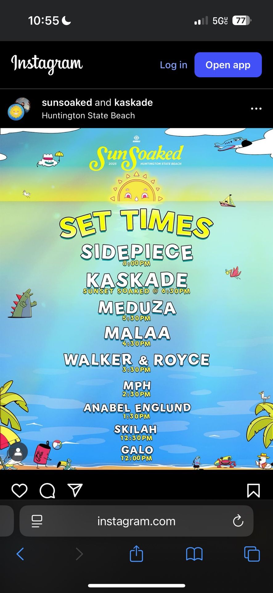 Sun Soaked Tickets
