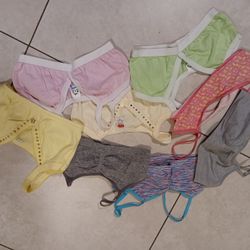 Girl Bras 10/12 All Like New