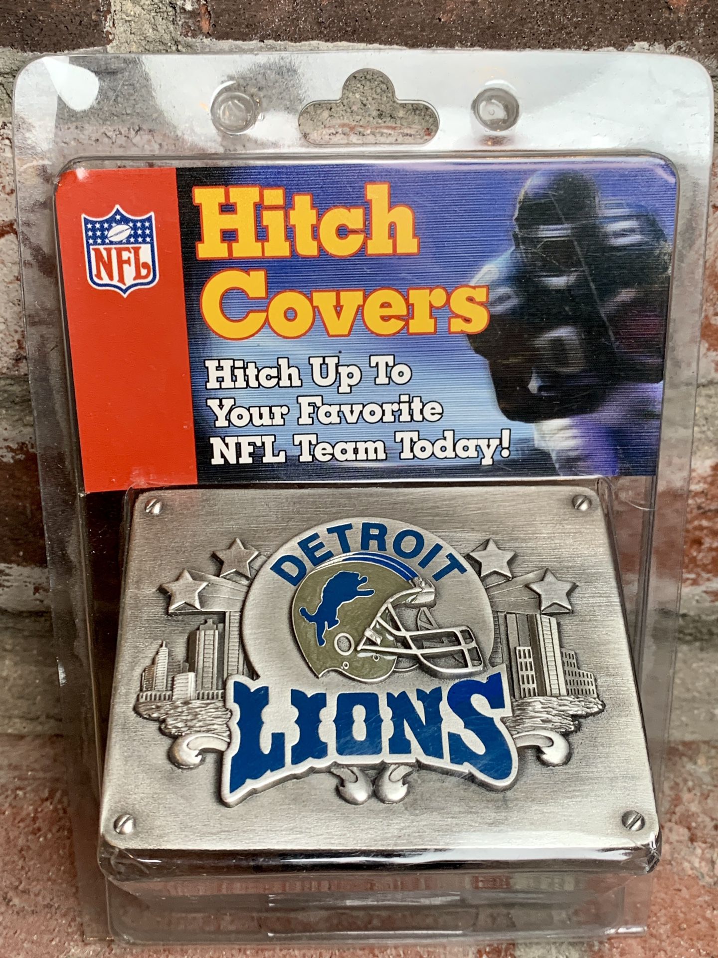 Rare Vintage Metal Hitch Cover - NFL - Detroit Lions 🔥🔥