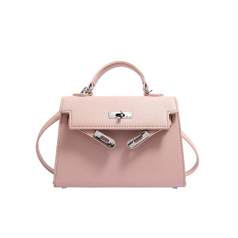 Mini Handbags 21cm Pink Silver