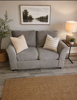 Gray Loveseat Couch