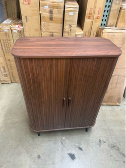 Walnut Brown 6-Tier Shoe Cabinet