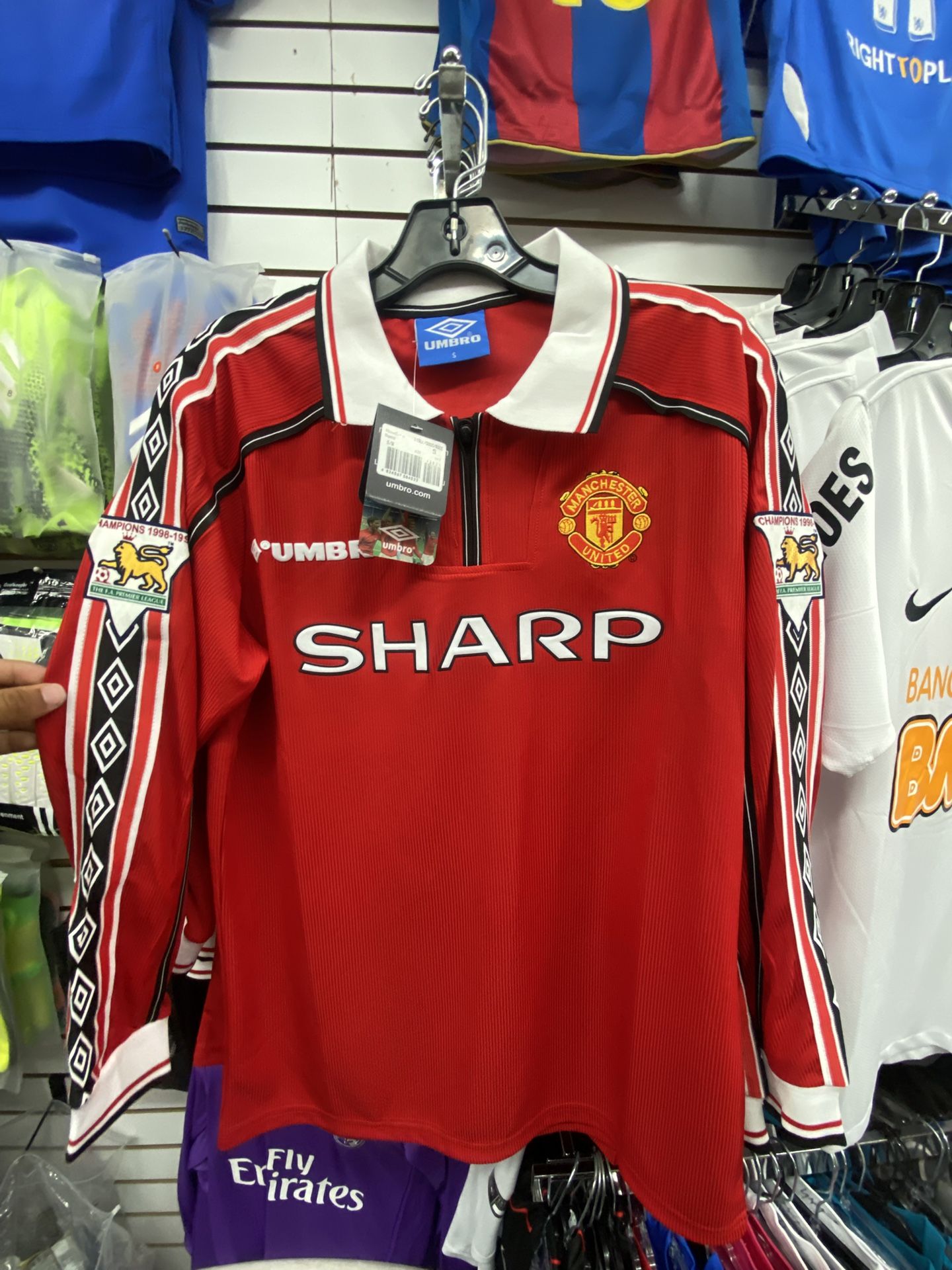 Beckham Retro Manchester United Soccer Jersey