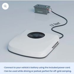 RV Air Conditioner, 12V 10000 BTU Top Mounted Heating and Cooling Parking Air Conditioner Set for RVs, Trucks, Vans, Campers