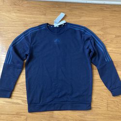 NWT Adidas Men’s Sweatshirt Navy Size M