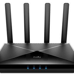 Cudy New 4G LTE Cat 6 WiFi Router, Qualcomm Chipset, LTE Modem, Dual SIM 4G Cellular Router, AC1200 Dual Band WiFi, 4 Gigabit Ports, OpenVPN, WireGuar