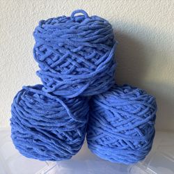 3 of New Skeins Blanket Yarn Chunky Crochet Milk Baby Velvet Soft Knitting 5.5oz White