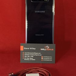 Samsung S10+ Black and Blue 128GB Unlocked $400