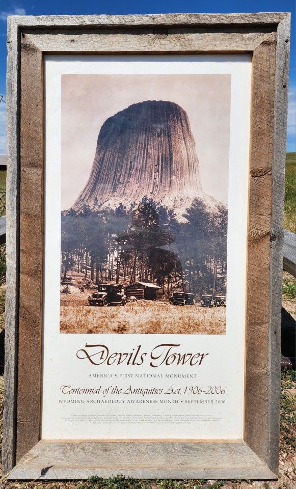 Huge Devils Tower Framed Art
