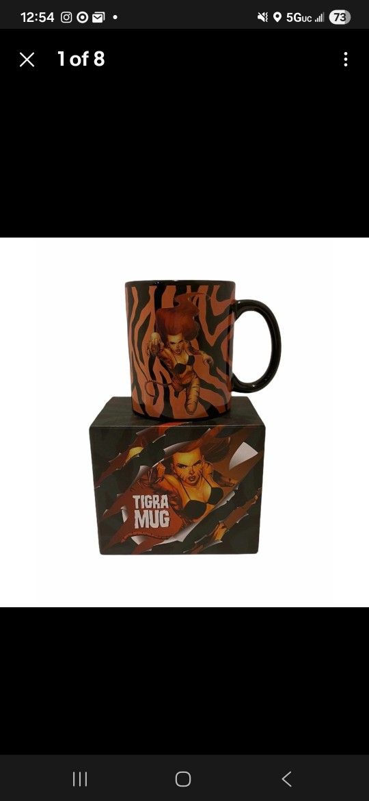 Lootcrate Marvel Gear 2019 Tigra Coffee Mug