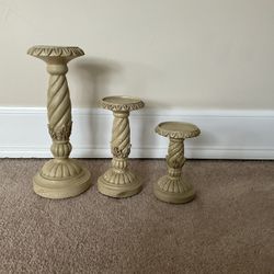 Pillar Candle Holder Set