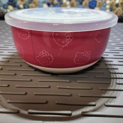 Sanrio Hello Kitty Covered Bowl