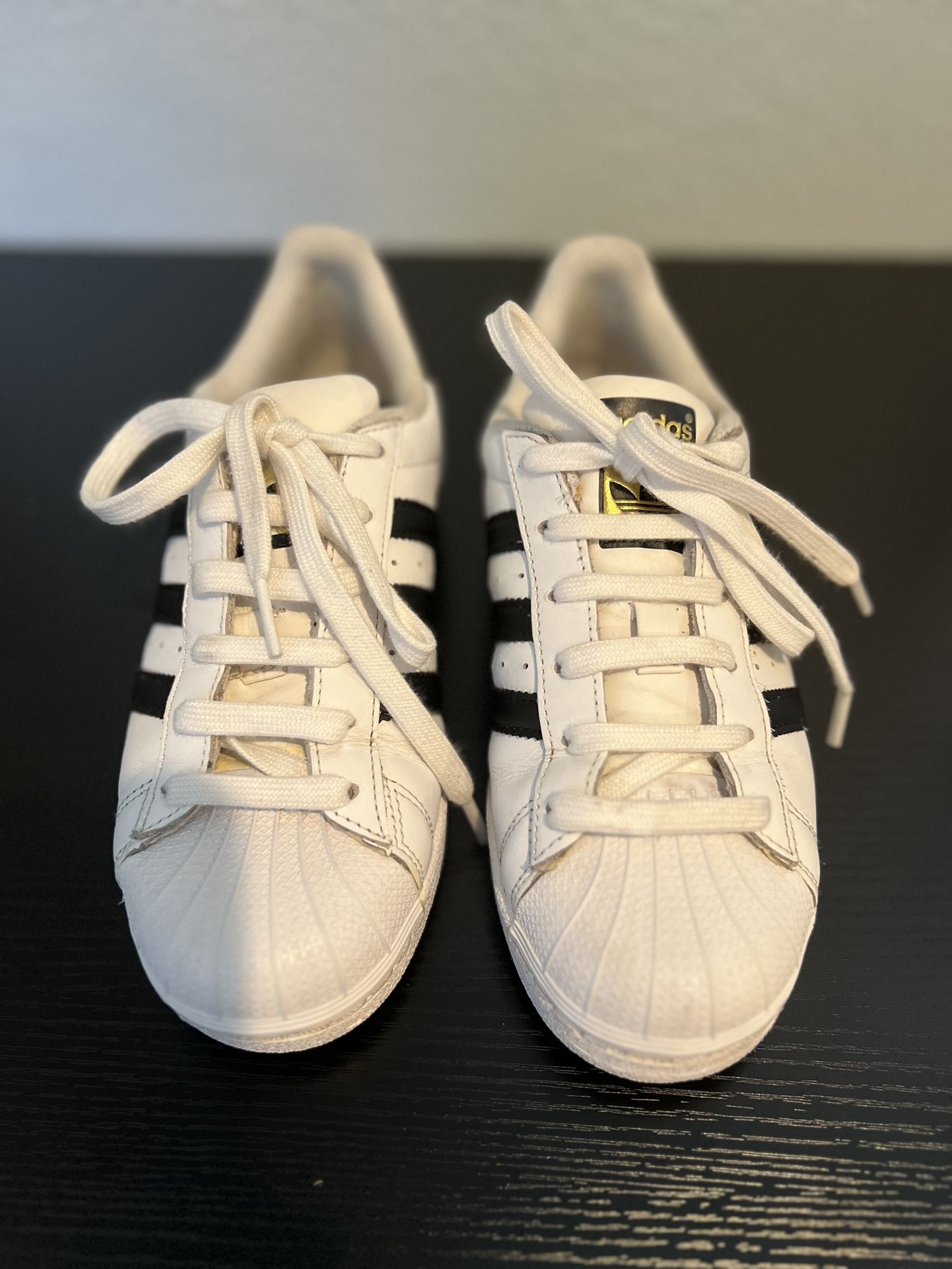 adidas Originals womens Superstar Sneaker, White/Black