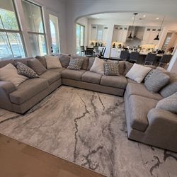 Grey Couch Sectional 