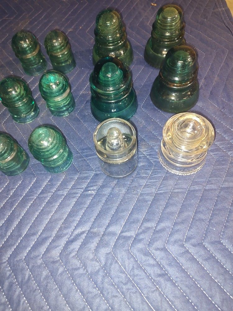 Antique Big And Small Insulators