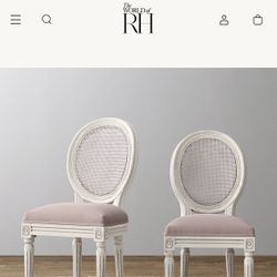 RESTORATION HARDWARE VINTAGE FRENCH UPHOLSTERED PLAY CHAIR