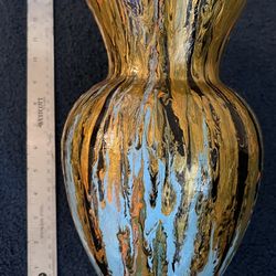 MAKE AN OFFER - Handmade Resin Over Glass Vase